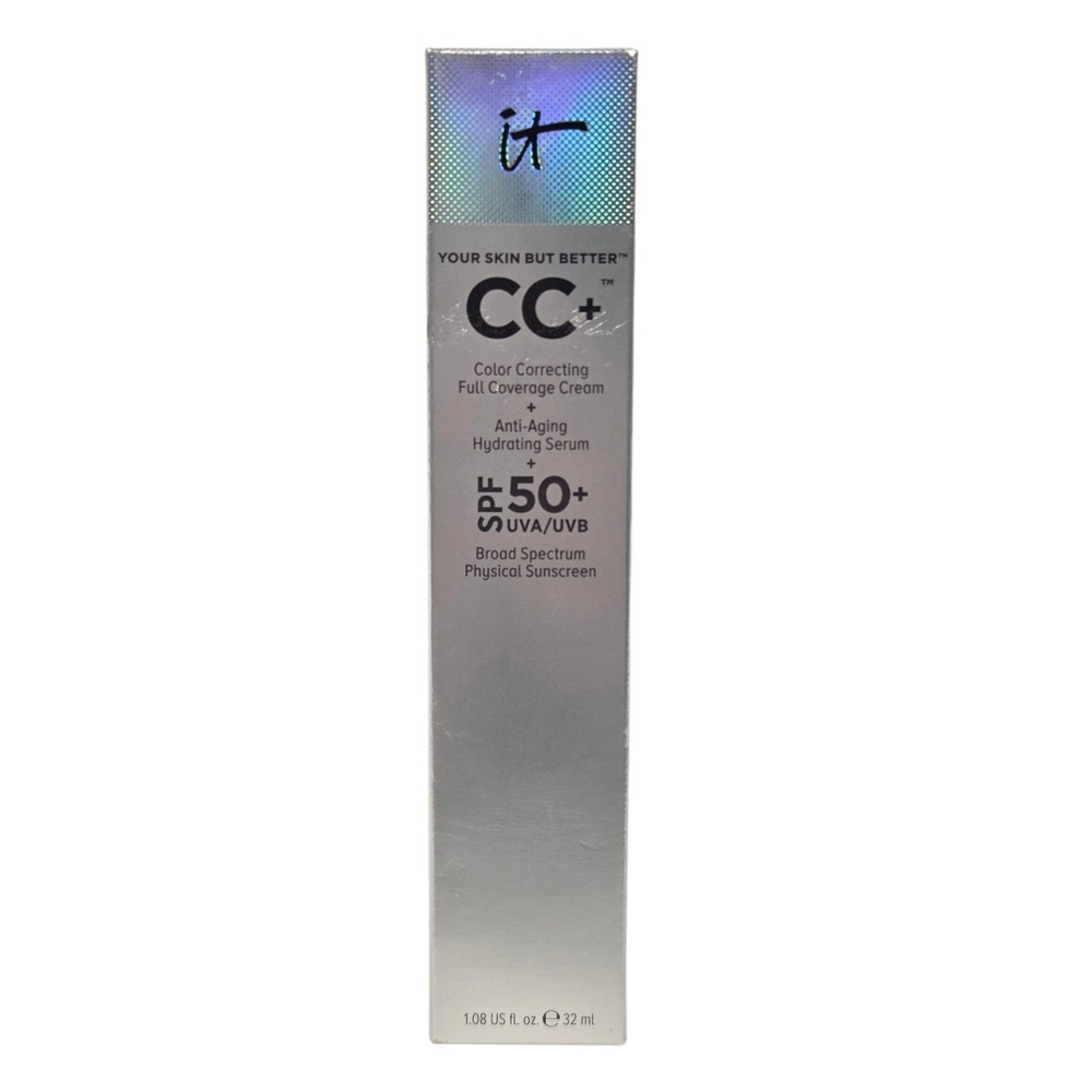 IT Cosmetics CC+ Cream Foundation Fair Light 1.08oz SPF 50+ Color Correcting